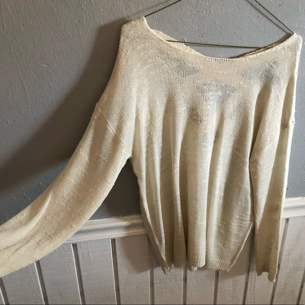 Forever 21 crisscross sweater